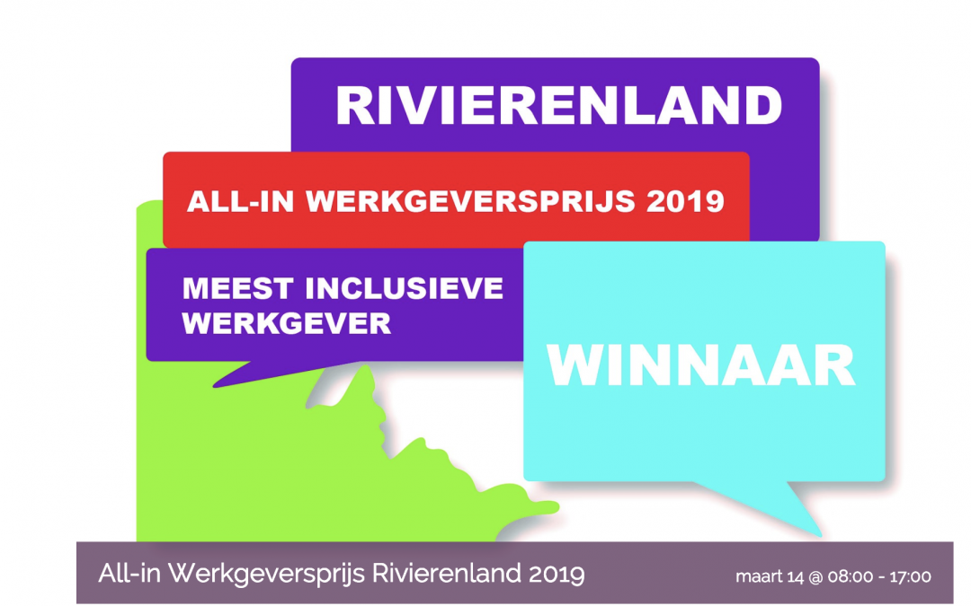 Wie is de meest inclusieve werkgever van Rivierenland?